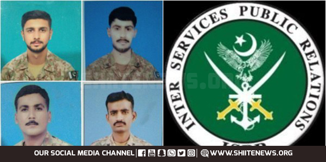 Four soldiers of Pakistan Army martyred while foiling terrorist attack