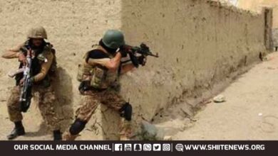Pakistan Army shot dead four terrorists and loses two soldiers
