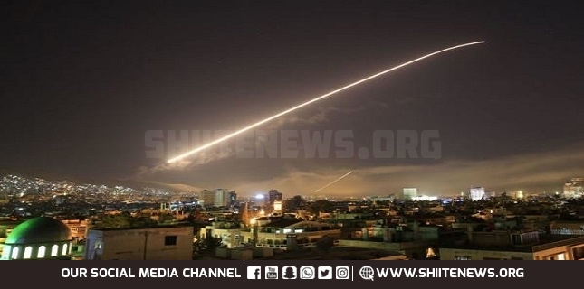 Syrian air defense downs Israeli missiles aimed at Damascus