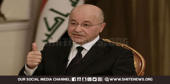 War against terrorism must continue; Iraqi President