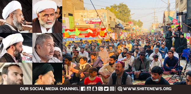 Families of Shia martyrs demand stern action against outlawed terror outfit