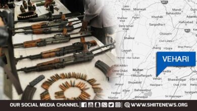 Vehari police seized huge quantity of weapons and foil terror bid