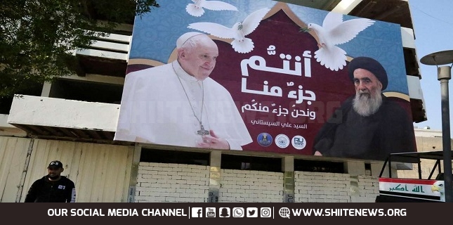Ayatollah Sistani sends messages after Pope’s visit to US, Vatican, and Palestine