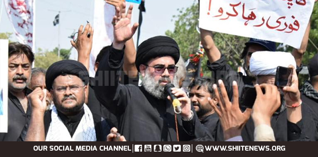 Allama Ahmed Iqbal announces sit in against enforced disappearance from April02
