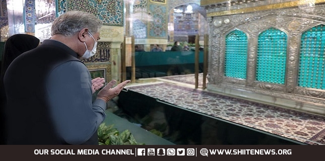 Message of FM Shah Mehmood Qureshi from Holy Shrine of Imam Raza A.S