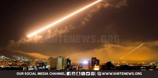 Syria intercepts Israeli missiles near Damascus