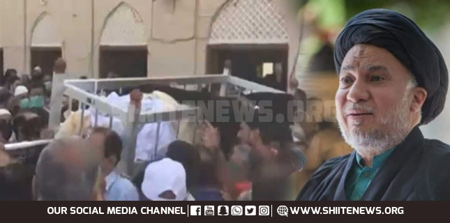 Allama Syed Aun Naqvi laid to rest after funeral prayers in Karach