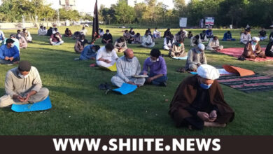 Sit-in protest at Islamabad press club for recovery of shia missing persons