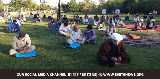 Sit-in protest at Islamabad press club for recovery of shia missing persons