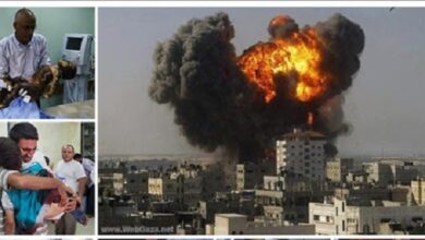 209 Palestinians martyr as Israel escalates aggression on Gaza