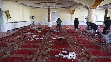 Explosion in mosque kills 12 near Afghan capital