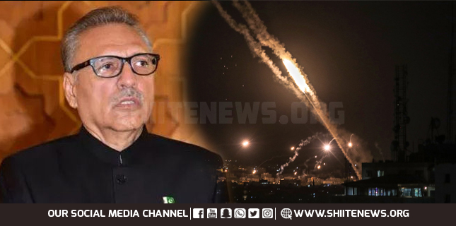 President of Pakistan justified Hamas rocket attacks on Israel