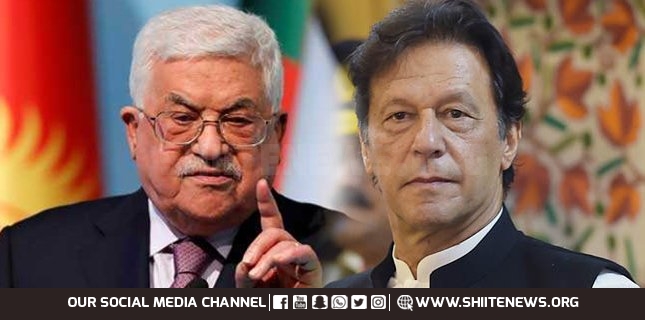 Imran Khan made telephonic contact with Palestinian president