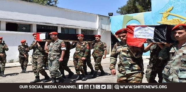 Syrian soldiers martyred