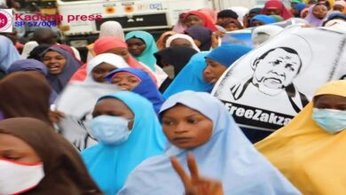 Mass "Free Zakzaky" protest in Kaduna, Nigeria+Photos