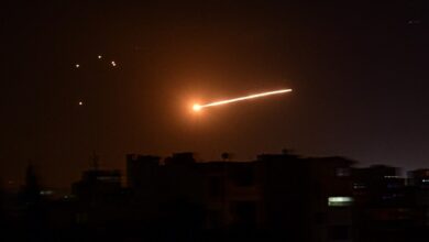 Syria’s air defenses intercept Israeli missiles over Damascus