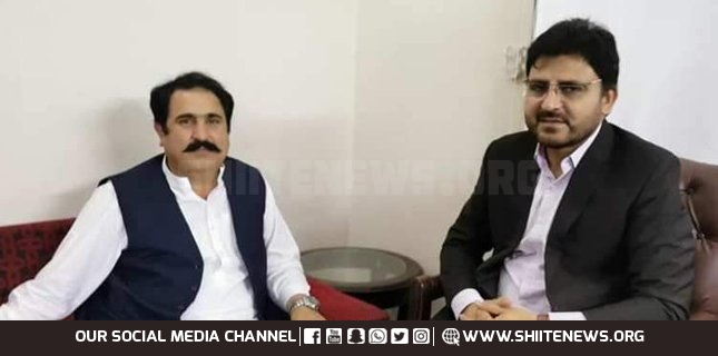MNA of PPP Sajid Turi meets MWM leader Nasir Shirazi