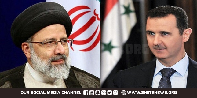 In phone call, Iran’s president-elect, Syria’s president underline enhancement of bilateral ties