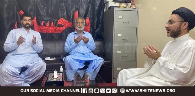 Zulfiqar Mirza met with Allama Syed Shahenshah Naqvi