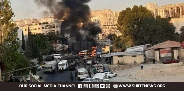 Explosion hits military bus in Damascus, injuries reported