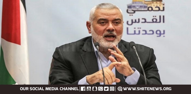 Iran is heart of Axis of Resistance: Ismail Haniyeh