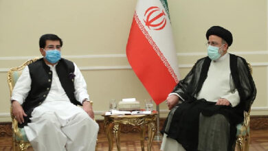 Sadiq Sanjrani meets Iranian President Ayatollah Ibrahim Raisi