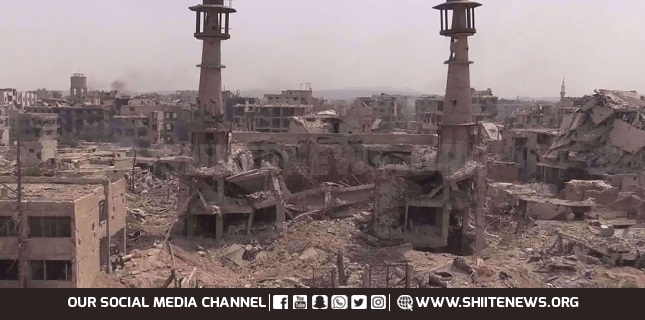 Takfiri terrorists turned holy sites in Syria into rubble