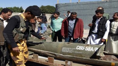 Thousands of Yemenis victims of cluster bombs last year