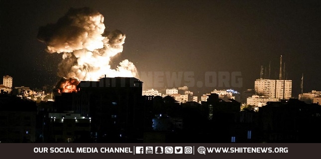 Zionist Warplanes Strike Gaza