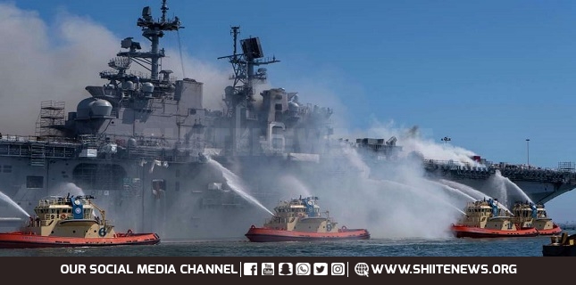5 US Navy sailors killed in helicopter crash on warship off San Diego