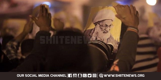 Bahrainis rally in support of prominent Shia cleric Sheikh Qassim
