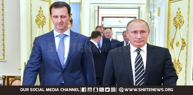 Putin criticizes foreign forces in Syria at Kremlin meet with Assad