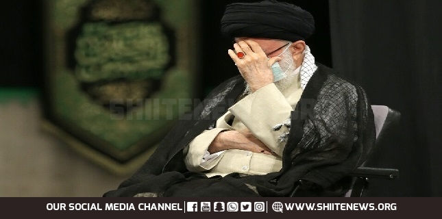 Ayatollah Khamenei attends mourning ceremony for Prophet, Imam Hassan