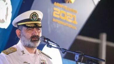 Iran’s Navy Commander Rear Admiral Shahram