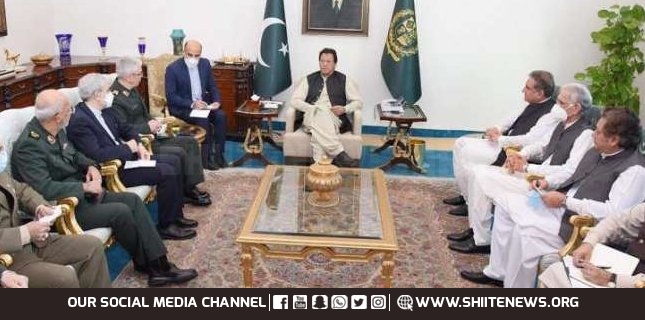 PM Imran Khan meets with Iranian COGS Major General Muhammad Baqiri