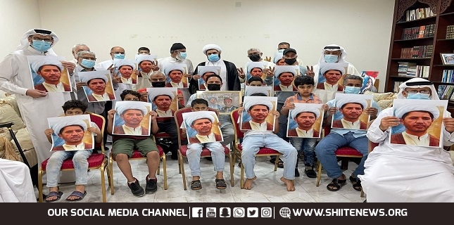 Families of Bahraini martyrs, prisoners and activists visit house of Sheikh Ali Salman