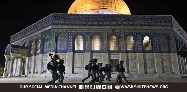 Israeli troops raid al-Aqsa's Dome of Rock after razing mosque