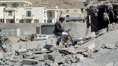 Saudi-led coalition strikes four Yemeni provinces after drone attack Saudi state TV