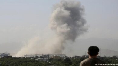 Multiple explosions near military hospital in Kabul as gunfire heard across Afghan capital