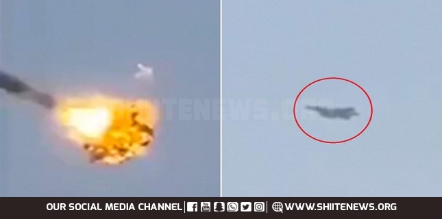 Video Shows Yemeni Defenses Intercepting Saudi F-15 Warplane