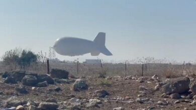 Israeli Enemy Launches Missile-detecting Balloon over North of Occupied Palestine