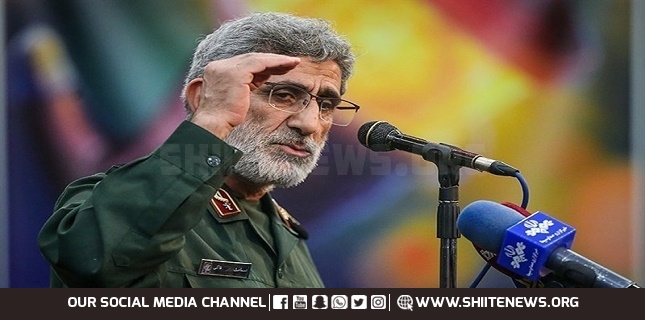 General Qa'ani: US will leave Iraq with more humiliation than what it suffered in Afghanistan