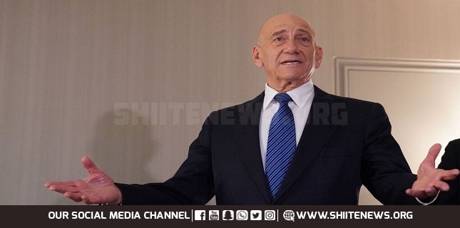 Former Israeli premier Ehud Olmert