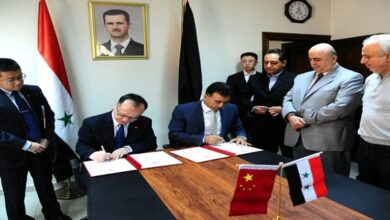 Syria, China sign MoU in framework of Silk Road Economic Belt Initiative