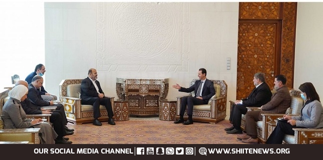 Assad stresses importance of establishing new projects in the interests of Syria and Iran