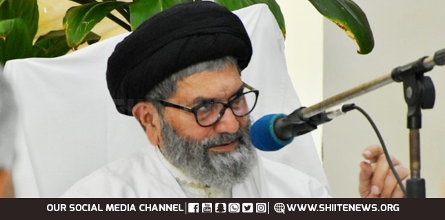 2022 is needed to observe as a year of global peace, Allama Sajid Naqvi