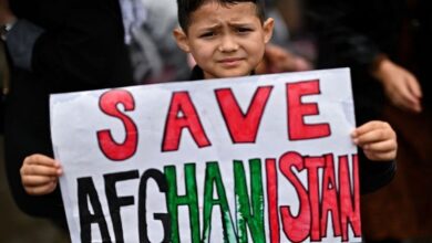 Afghans protest Biden’s cruel order to give $3.5 billion from Afghan funds to 9/11 victims