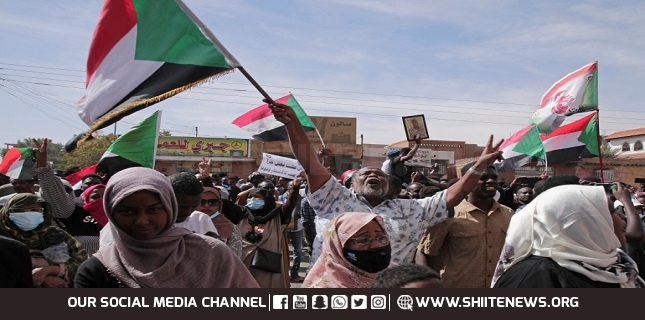 Sudanese held demonstrations against Israeli regime