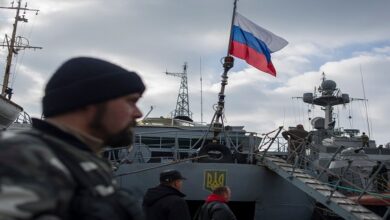 Russian ships arrive at Syria’s port of Tartus amid tensions with West