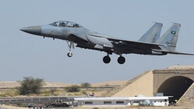 Saudi coalition fighter jets attack Yemen's Marib, Hajjah